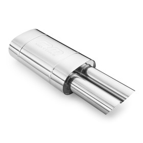 Universal elliptical muffler E105 60/L without embossing