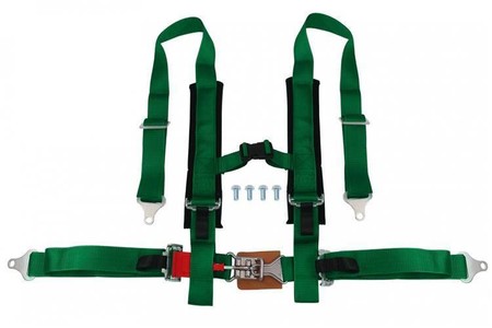 Racing seat belts 4p 2" Green - DTM