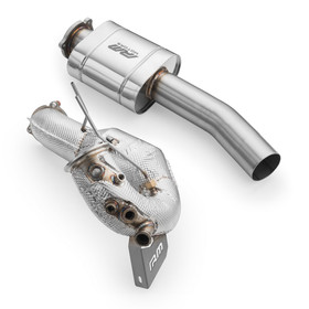 Downpipe zestaw Audi A5 S5/Cabriolet/Sportback/Coupe 3.0 TDI z katalizatorem EURO 6 z sekcją środkową