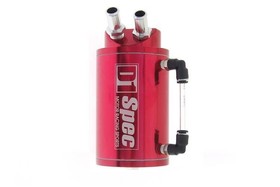 Oil Catch Tank 9mm Red D1Spec