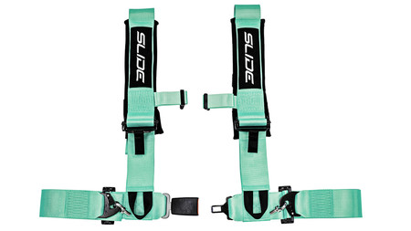 Racing seat belts SLIDE V2 mint 4p 3" E4 