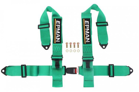 Sport Racing Harness 4-Point 3 Inch Green – EPMAN