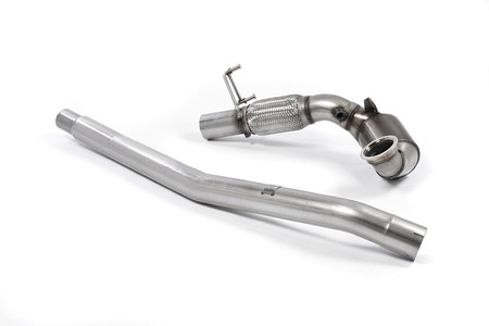 Large Bore Downpipe and Hi-Flow Sports Cat Audi S3 2.0 TFSI Quattro Saloon & Cabrio 8V/8V.2 ( Non-GPF Equipped Models Only ) 2013 - 2018 Milltek Sport