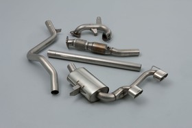 Turbo-back including Hi-Flow Sports Cat Renault / Alpine Mégane Renaultsport 225 2.0T 2004 - 2009 Milltek Sport