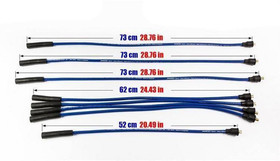 Przewody zapłonowe Land Rover Discovery Range Rover 3.9 4.0 4.6 V8 Niebieskie