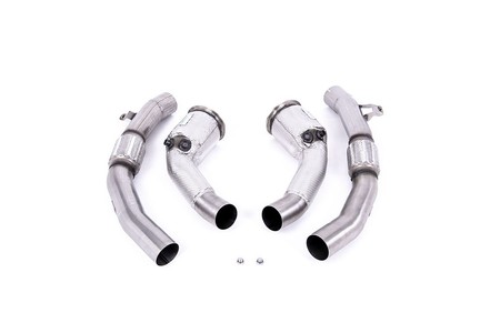 Large-bore Downpipes and Cat Bypass Pipes Audi S8 D5 4.0 TFSI V8 Saloon / Sedan - Standard Wheel Base ( Non OPF/GPF US/ROW Models ) 2020 - 2025 Milltek Sport