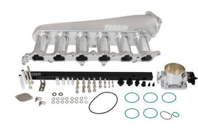 Intake Manifold Toyota Lexus 2JZ-GE with Throttle Body and Fuel Rail Silver