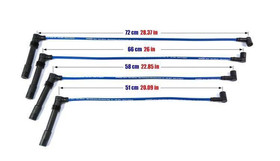 Przewody zapłonowe Seat Leon Audi A3 Volkswagen Golf IV Bora 1.8L 96+ Niebieskie