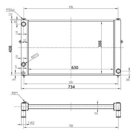 Performance Radiator Audi A4/S4 B5 2.7L BITURBO