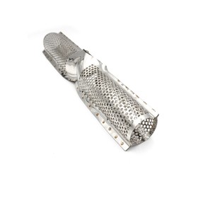 Transverse Straight-Through Muffler E502 – Elliptical, Non-Embossed, Universal, Stainless Steel T304