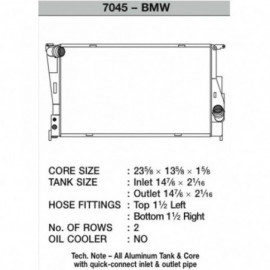 Radiator BMW 3 Series E90 335i CSF