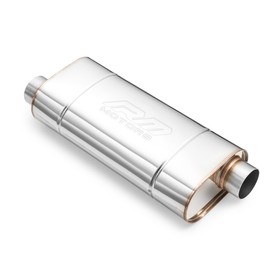 Sport Performance Exhaust Muffler EM003 Elliptical – Without Embossing, Universal, Stainless Steel T304