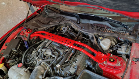 Strut Bar Ford Mustang VI Black