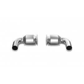 Porsche 911 Turbo/Turbo S (997 FL) Link pipe set (100 cpsi cats, Titanium) Akrapovic