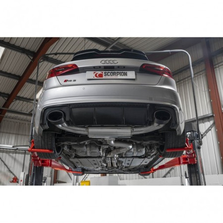 CatBack Audi RS3 8V 15-17 wyciszony bez zaworów