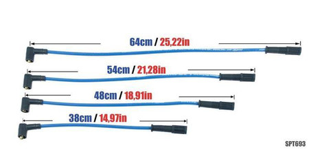 Ignition Leads Fiat Cinquecento Sporting Punto I Lancia Delta Red