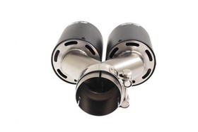 Double exhaust tip 89 mm inlet 63.5 mm SLIDE 