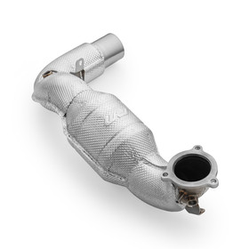 Downpipe Mercedes AMG A35 GPF W177 4MATIC with heat shield with muffler