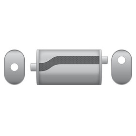 Tłumik końcowy BMW E39 M5 5.0 V8 2000-2003 do wspawania