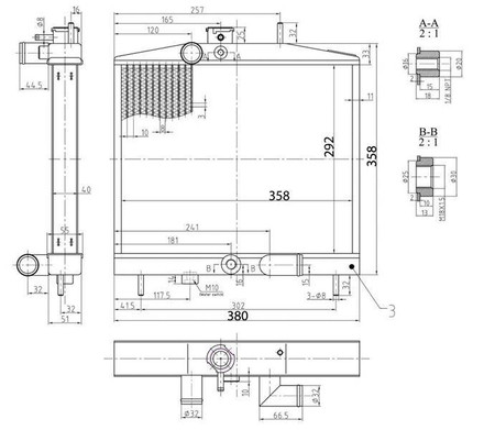 Sportowa chłodnica wody Honda Civic 1996-2000 K20 Swap
