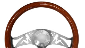 Steering wheel 380 mm – wood