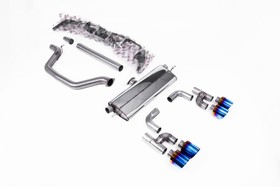 Cat-back Volkswagen Golf MK8 GTi ( Golf R Style Quad Outlet Systems - 245ps Non-GPF / North American Models Only ) 2021 - 2025 Milltek Sport