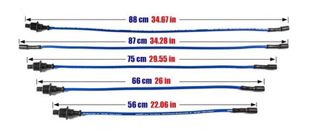 Ignition Leads Peugeot 205 GTI 306 309 GTI Citroen ZX 87-97 Red