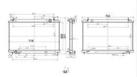 Sportowa chłodnica wody Nissan 350Z 2007-2009