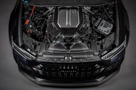 Osłona silnika Audi C8 RS6 RS7 Carbon połysk Eventuri 
