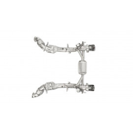 Ferrari 488 GTB/488 Spider Link Pipe Set w/o Cat Stainless Steel Akrapovic