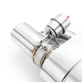 Muffler set with vacuum valve E400 63/300