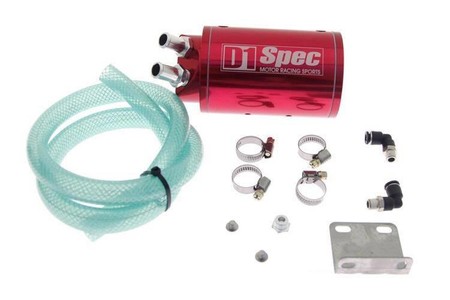 Oil catch tank D1Spec 9mm Red