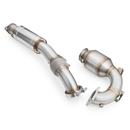 Downpipe Hyundai i20N with EURO 6 catalytic converter and silencer