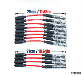 Przewody zapłonowe Mercedes C E G ML S 240 280 320 97-09 Czerwone
