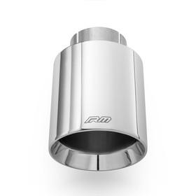 Straight polished stainless steel tip KPCP101/76DS with clamp