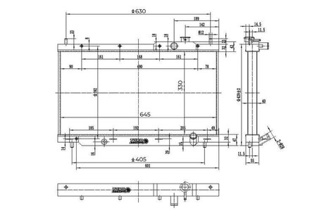 Performance Radiator Honda Civic 1988-1991