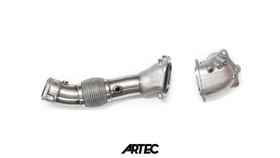 Rura wylotowa Mitsubishi Evo 10 4B11T 3.5" odlew – wersja 1