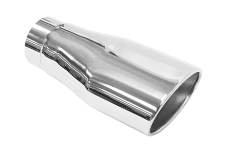 Exhaust Tip 115x83mm enter 70mm Polished