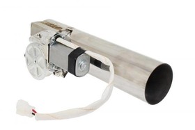 Straight electric exhaust cutout valve 3.5" (89 mm)