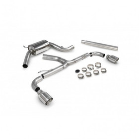 CatBack Volkswagen Scirocco R Resonated Predator