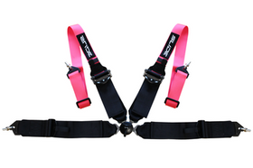 Pasy sportowe SLIDE Quick 4p 2"+3" Pink - Black