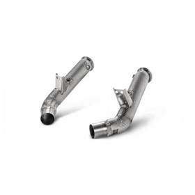 Alfa Romeo Giulia Quadrifoglio zestaw downpipe bez katalizatorów stal nierdzewna Akrapovic