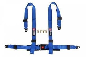 Pasy sportowe 4-punktowe 2" niebieskie D1Spec