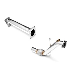 Downpipe BMW E60 E61 525d 530d M57N EURO 4 63,5 mm 177/218 KM 2002-2007 z sekcją środkową