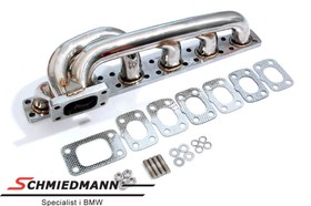 Kolektor wydechowy turbo BMW E36 E34 M50 M52 Schmiedmann – stal nierdzewna