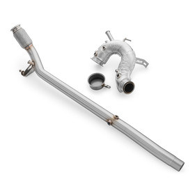 Downpipe + DPF OFF Volkswagen Golf VIII 2.0 TDI GTD usunięcie DPF z sekcją środkową i osłoną termiczną