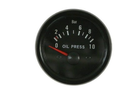 Zegar ciśnienie oleju VDO look