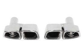 Końcówka tłumika 255×100 mm, wejście 63 mm – Mercedes E63 W212